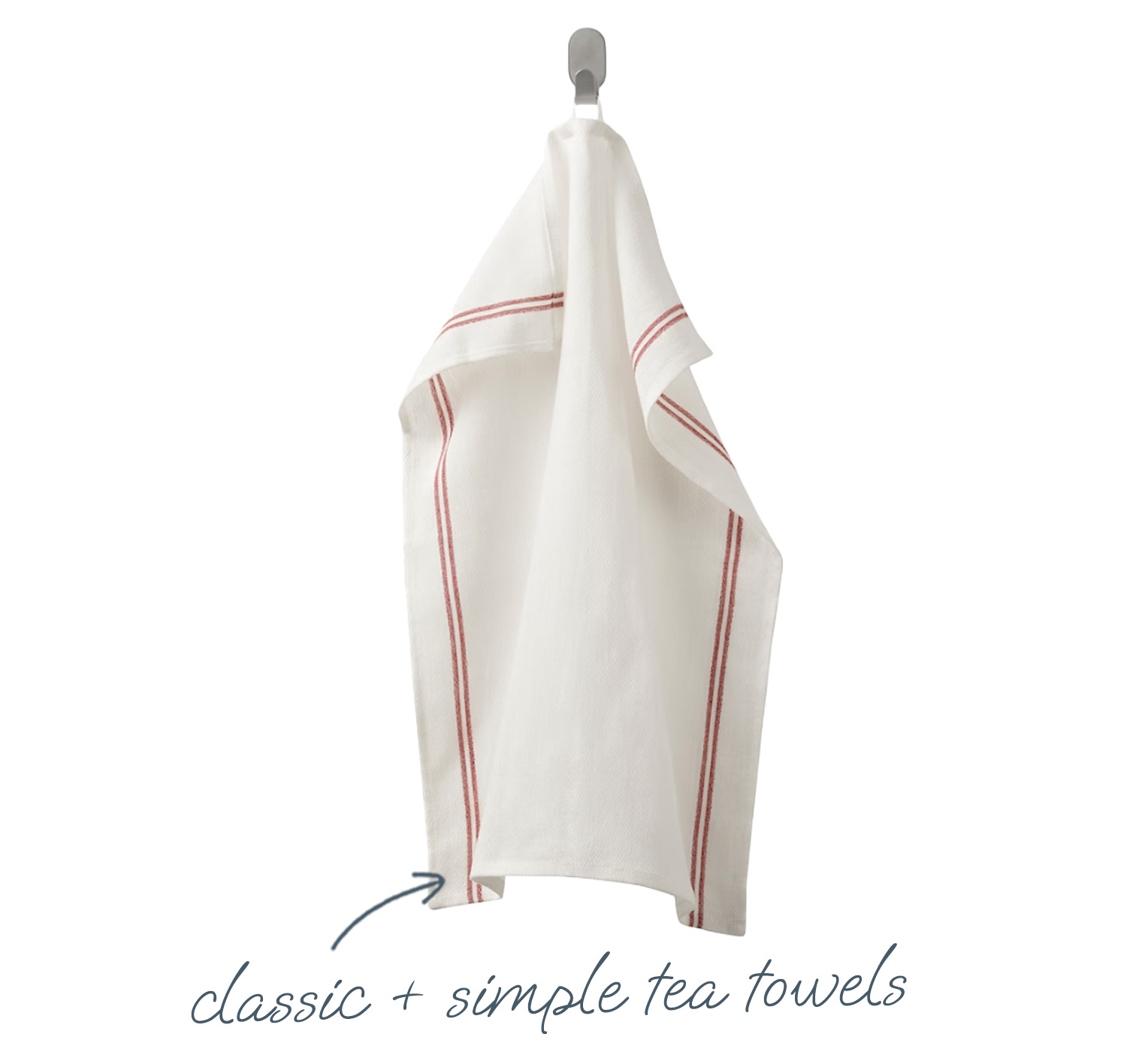 Classic + simple tea towels